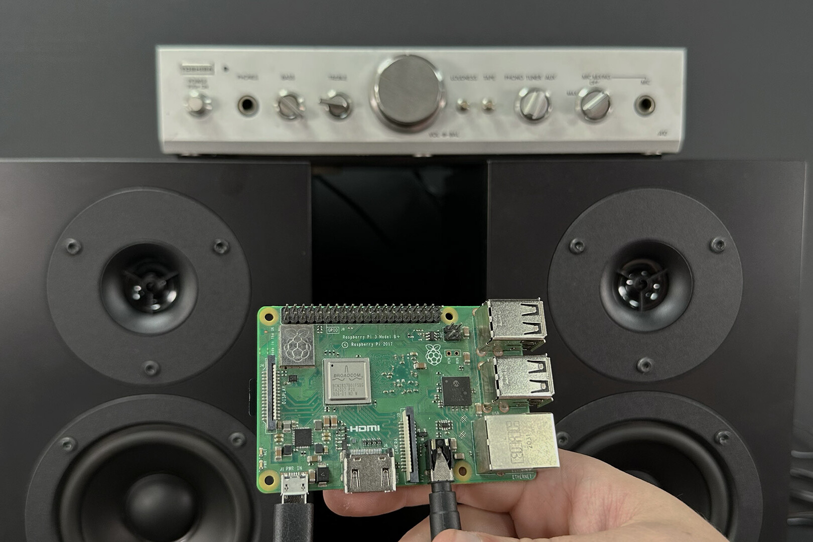 Build an audio streamer with Raspberry Pi and your old hi fidelity system
