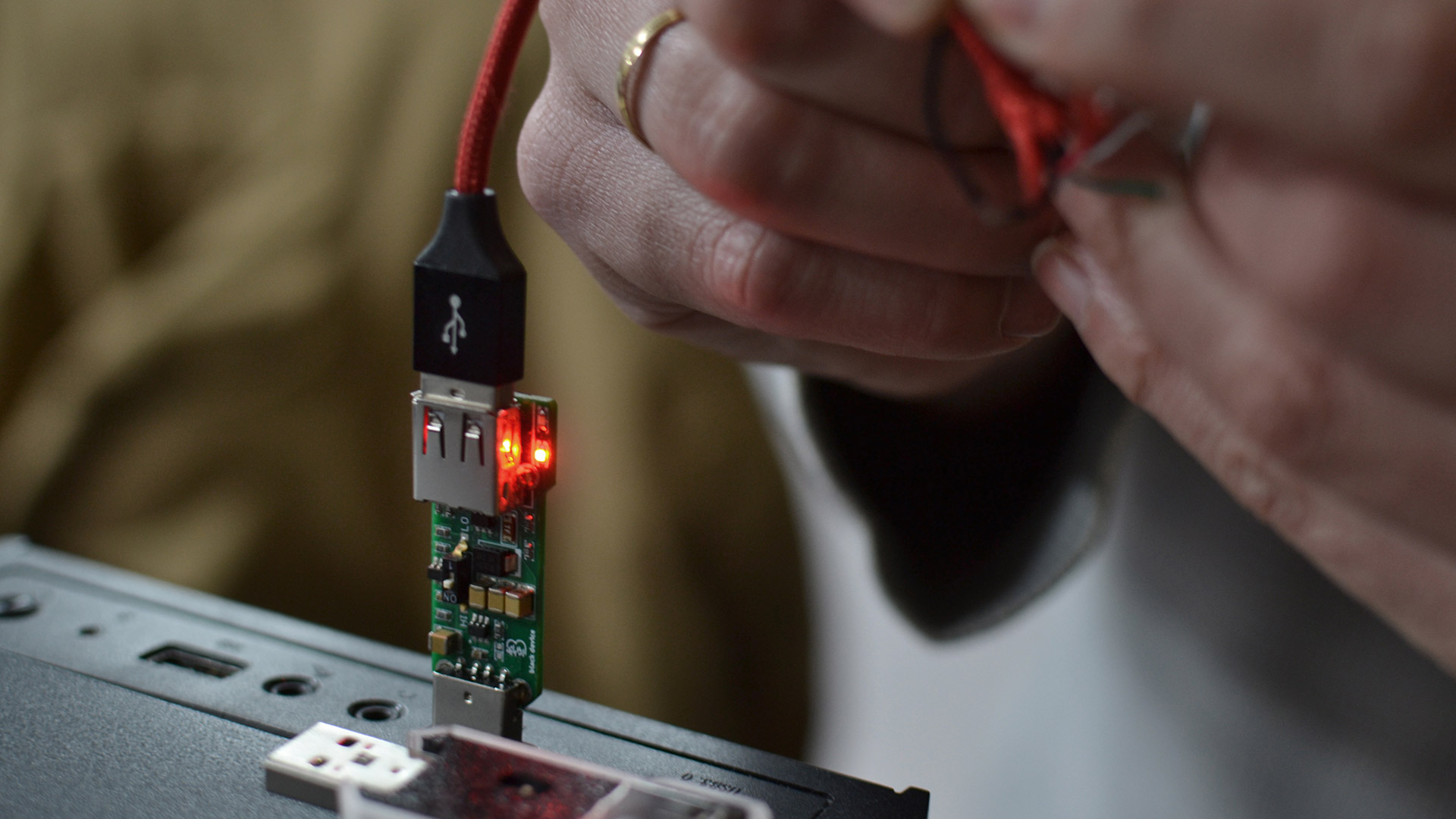 Testing our USB port protector