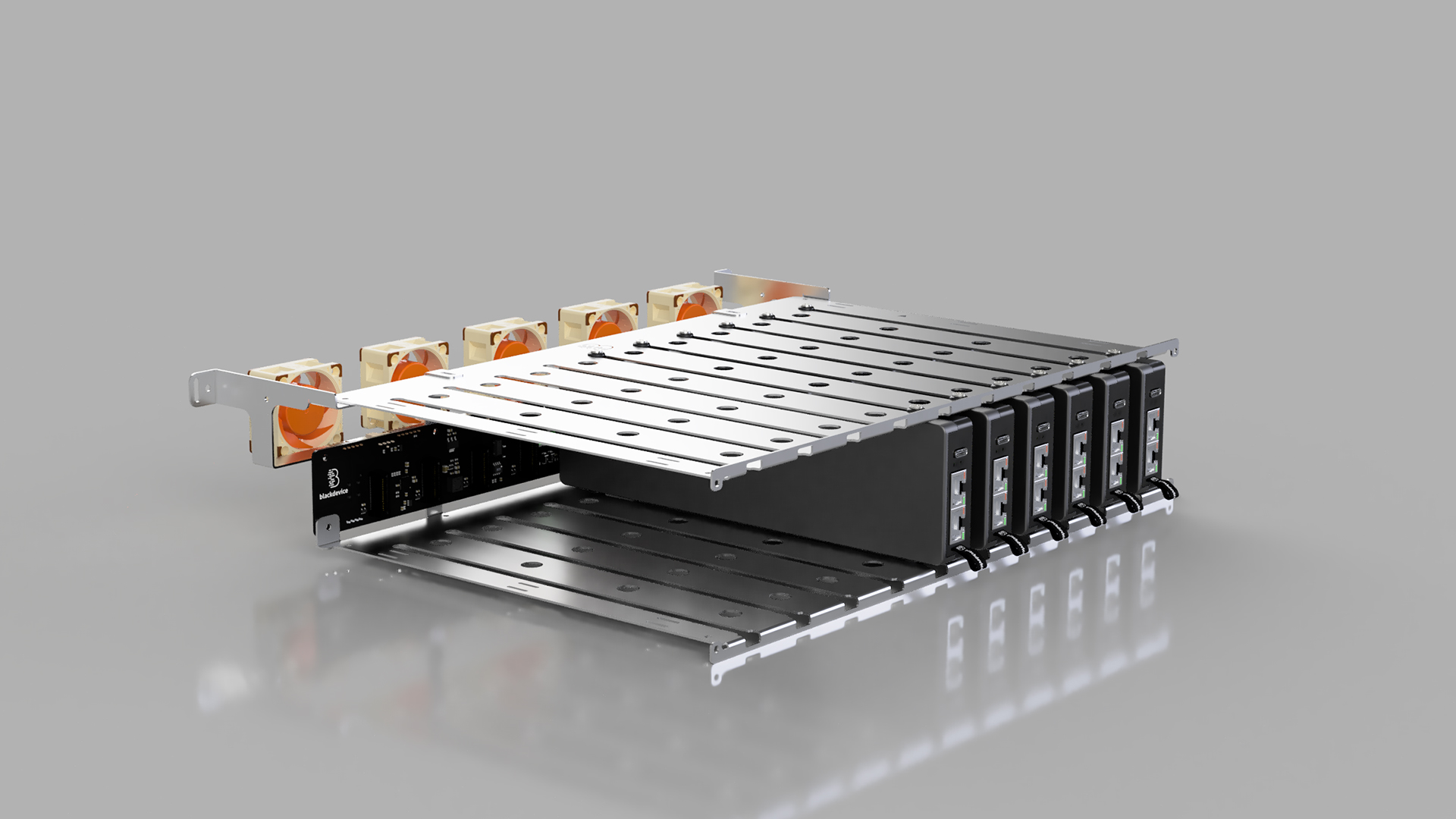 blackdevice Raspberry Pi CM5 ARM cluster project