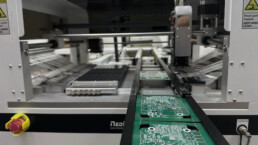 Pick and place machine. blackdevice SMT line