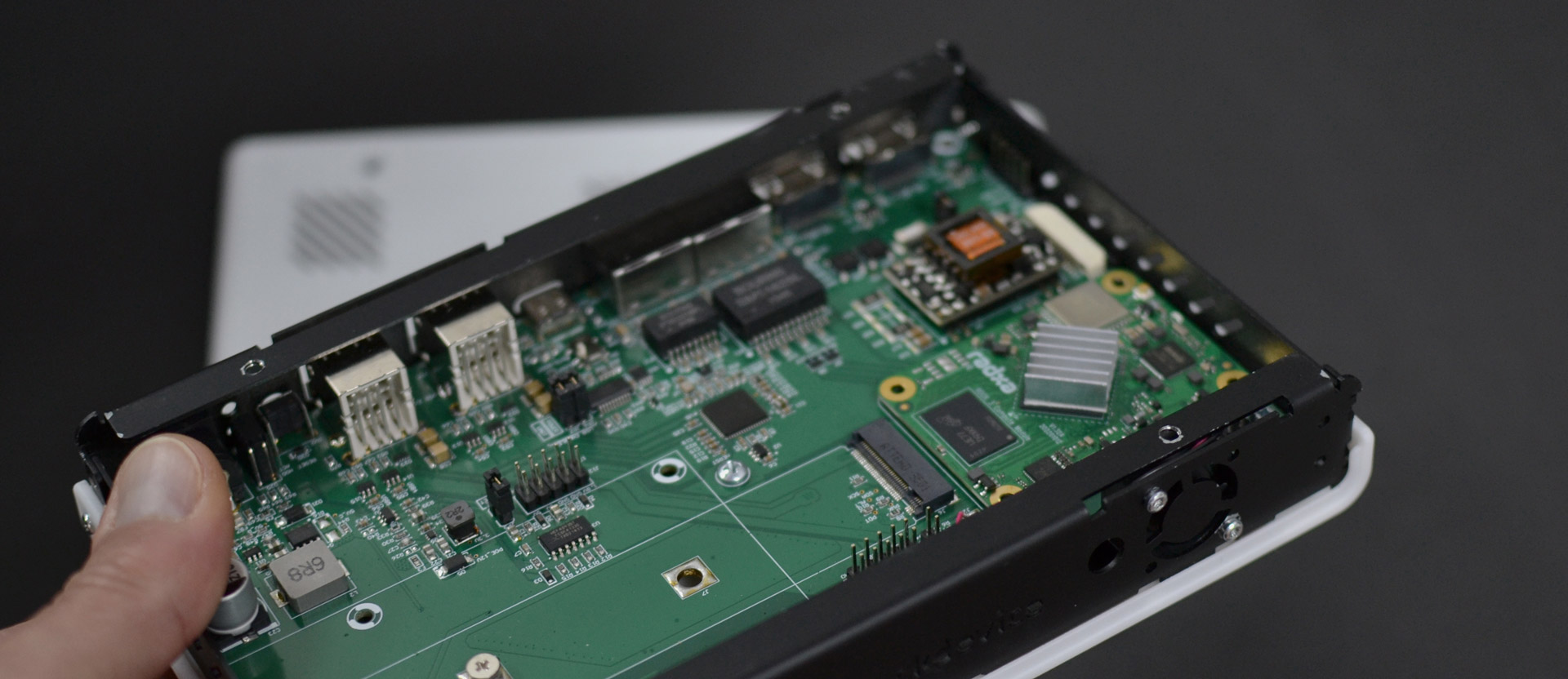 Computing module powered minicomputer
