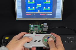Retro gaming emulator platform with Raspberry Pi. DIY project