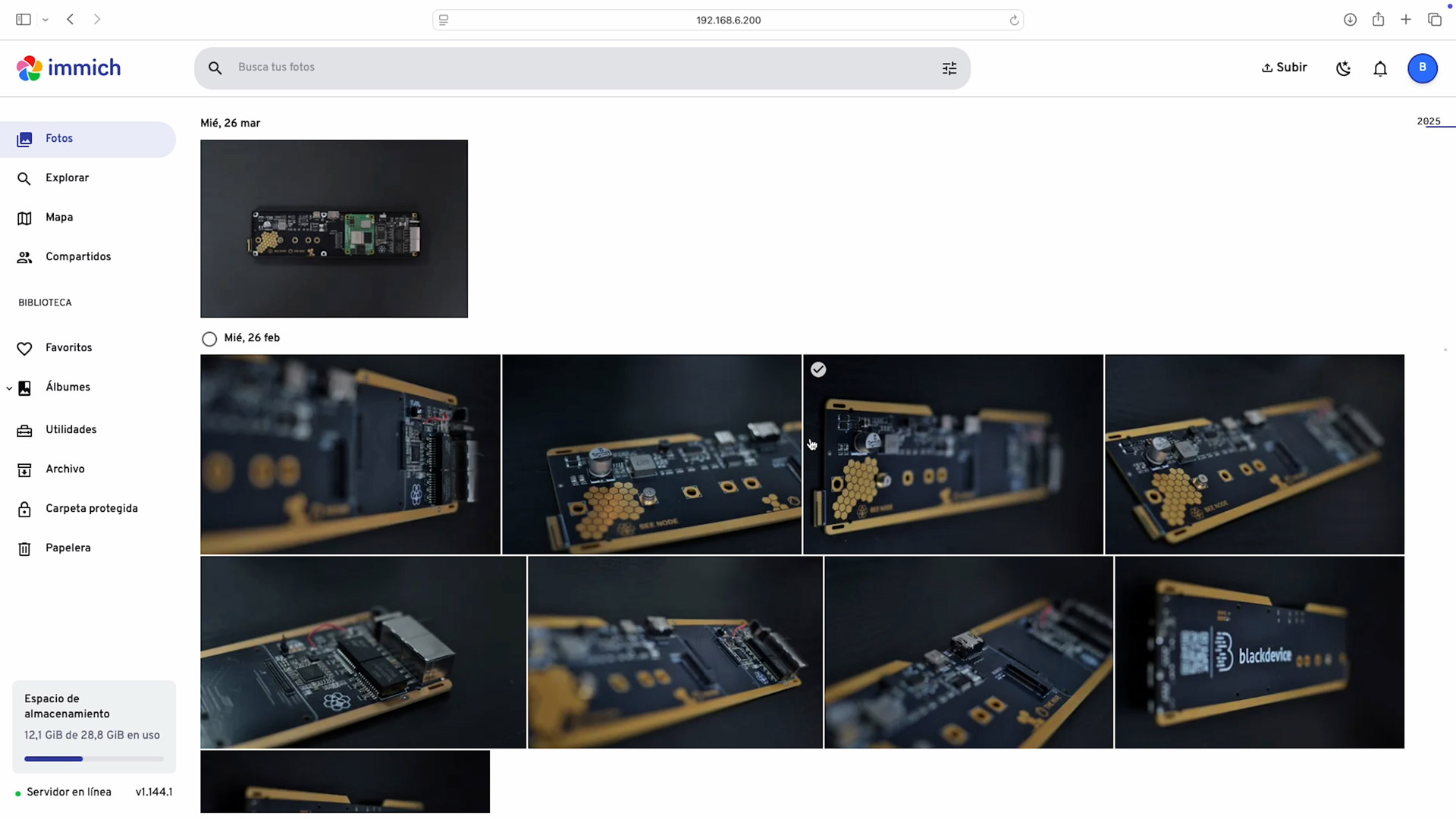 Create albums with Immich