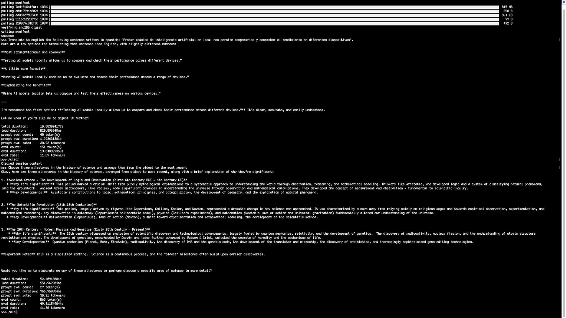 Gemma3 LLM 1b parameters test on Raspberry Pi Compute Module 5