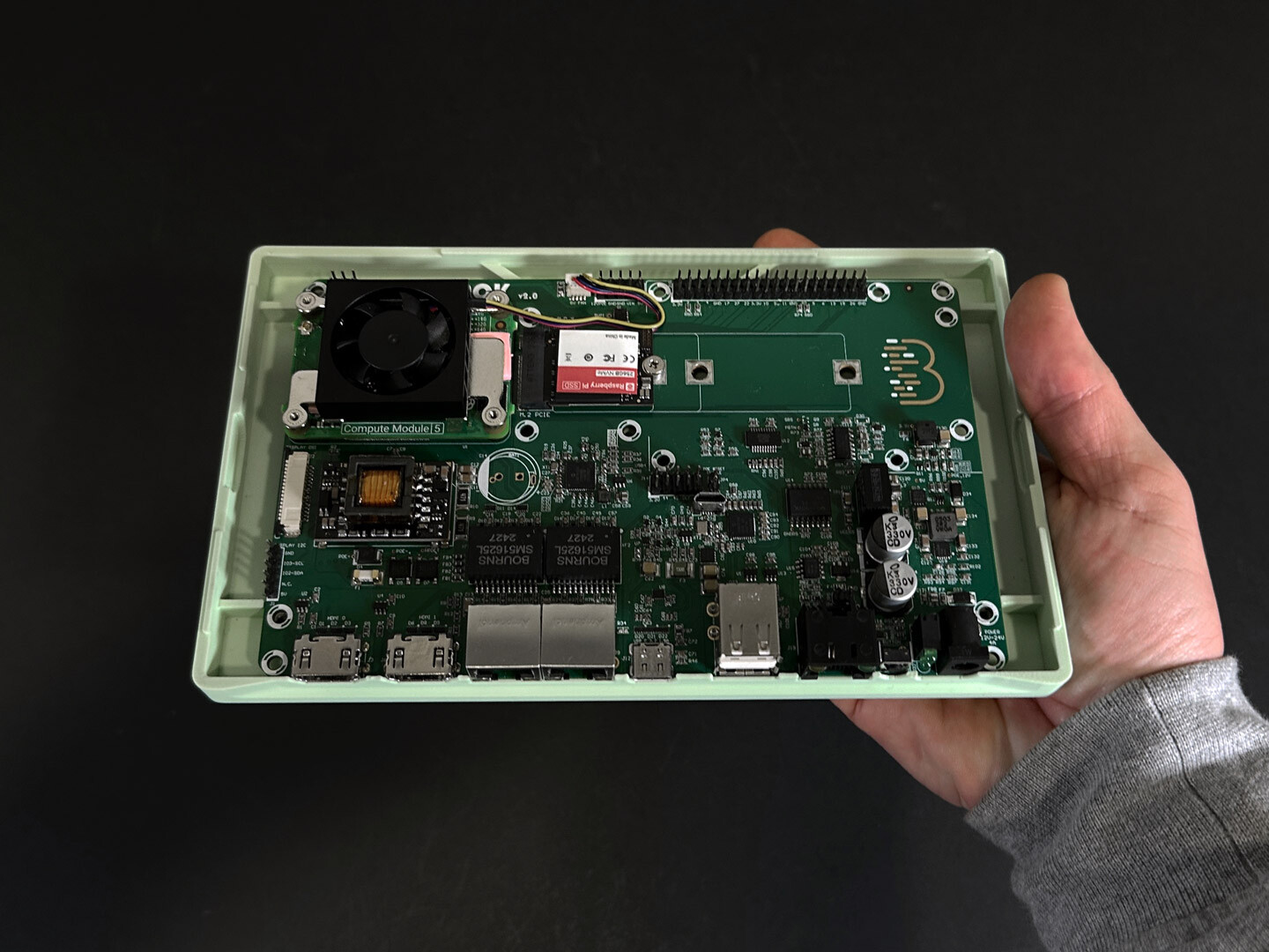 Pi Hack. Raspberry Pi Compute Module 5 carrier board for industrial applications