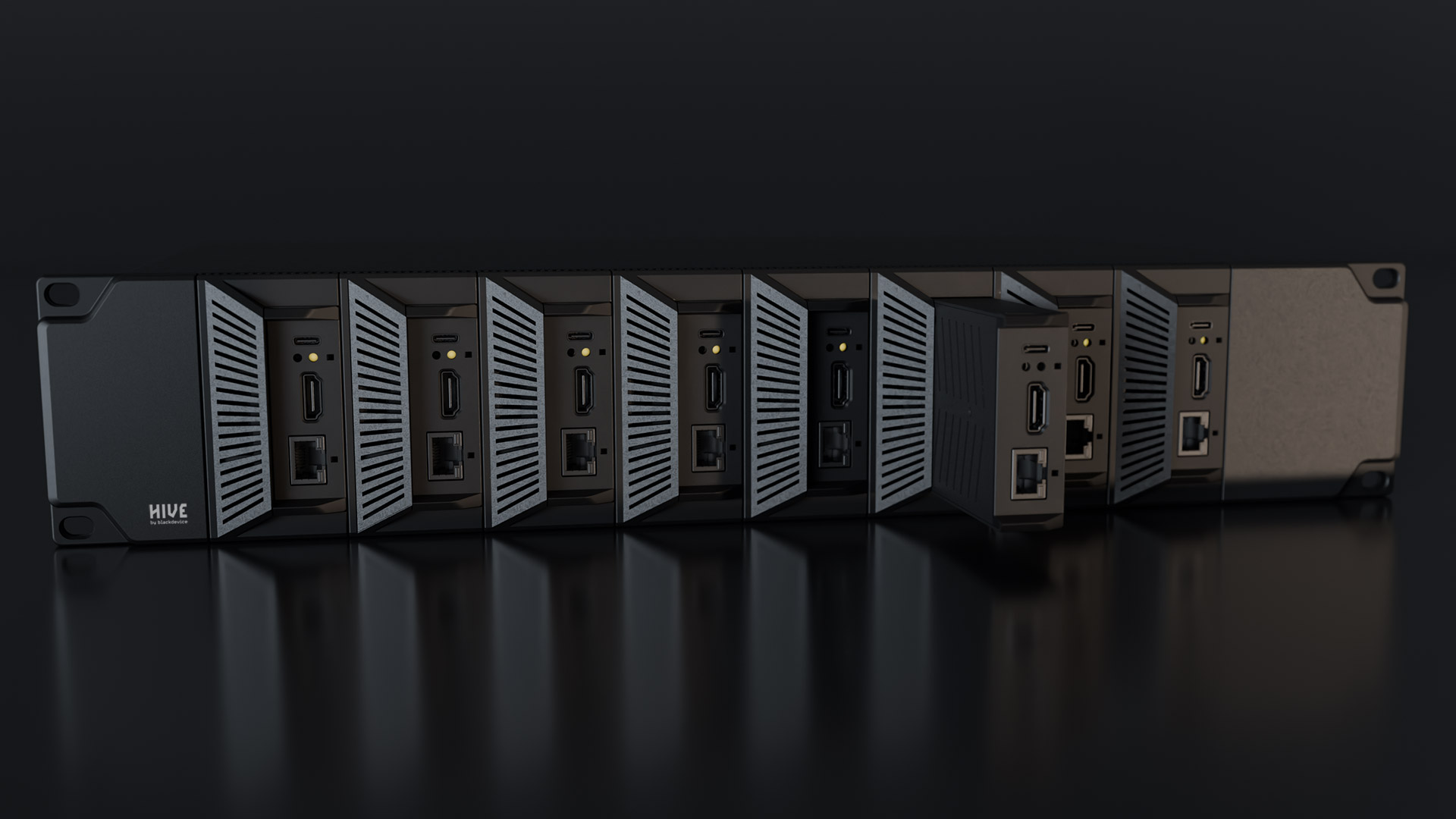 Hive. Modular compute system by blackdevice