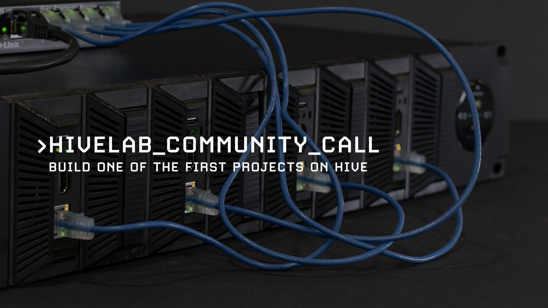 HiveLab community call for projects